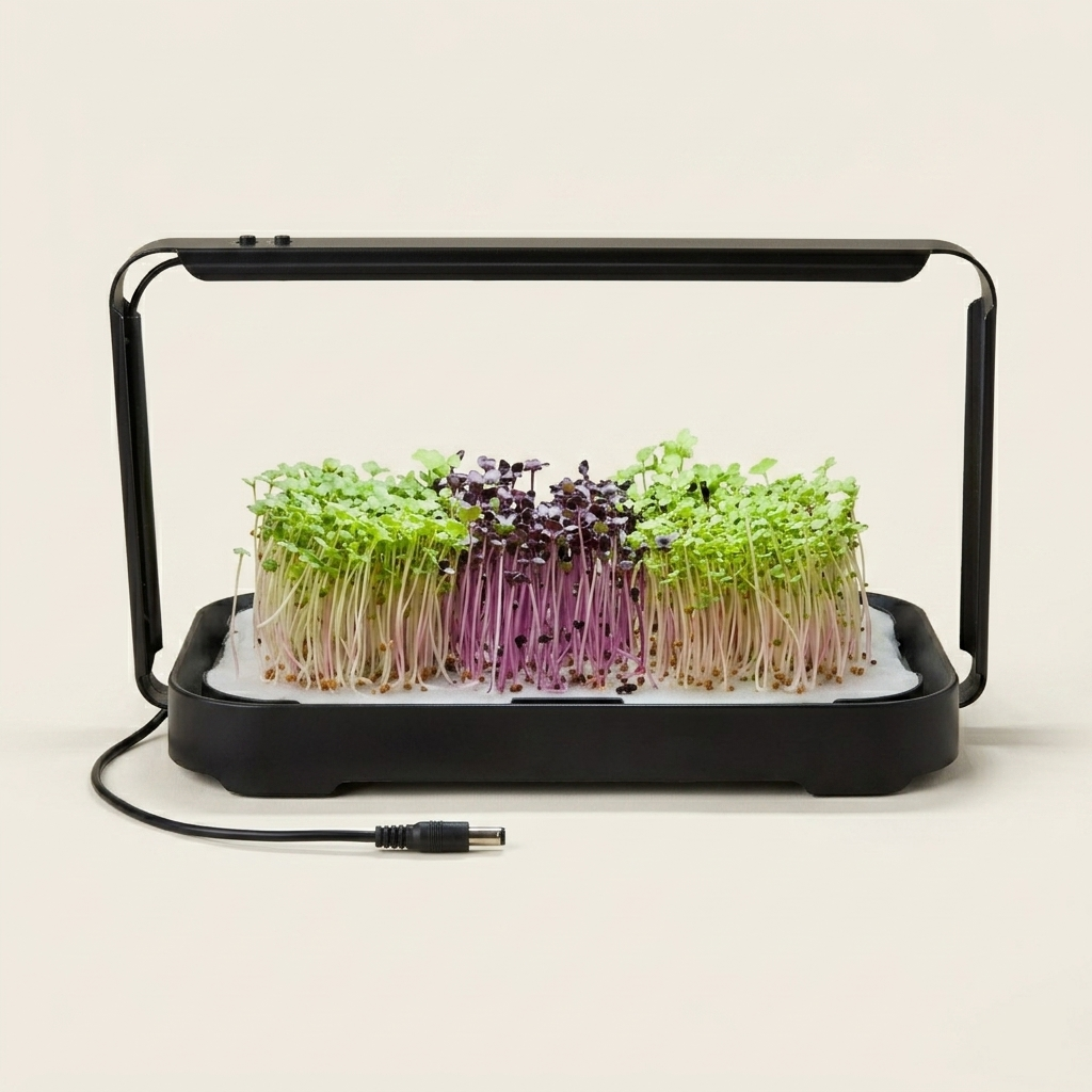 Huerto de microgreens