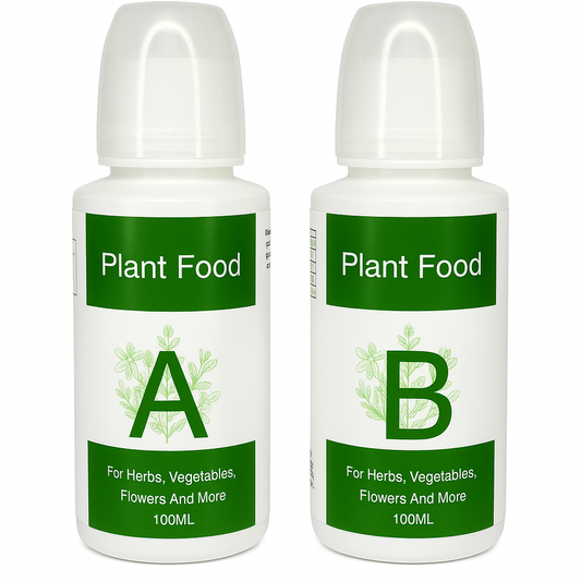 Nutrientes A + B para cultivos hidropónicos